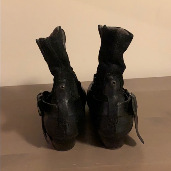 Miz Mooz Leather Moto Boots - Women’s Size 37 - Picture 4 of 6